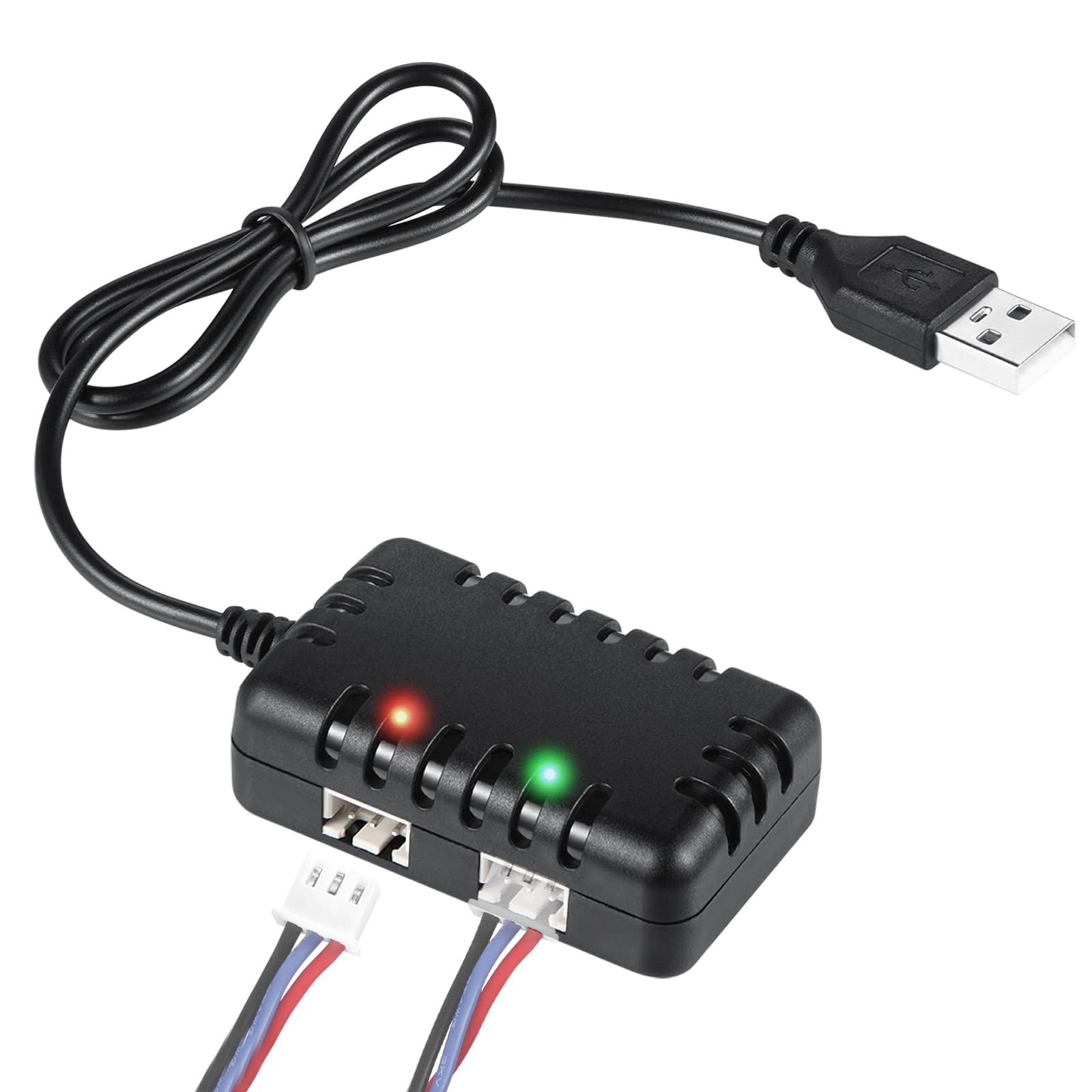 Amazon.com: URGENEX Charger Cable 2S 7.4V 1 to 2 USB Charger